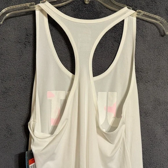 NWT Nike White Athletic DRI-FIT Tank Top Size Large - Picture 7 of 14